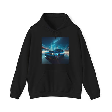 Blue Challenger Hoodie Hoodie Printify Black S 