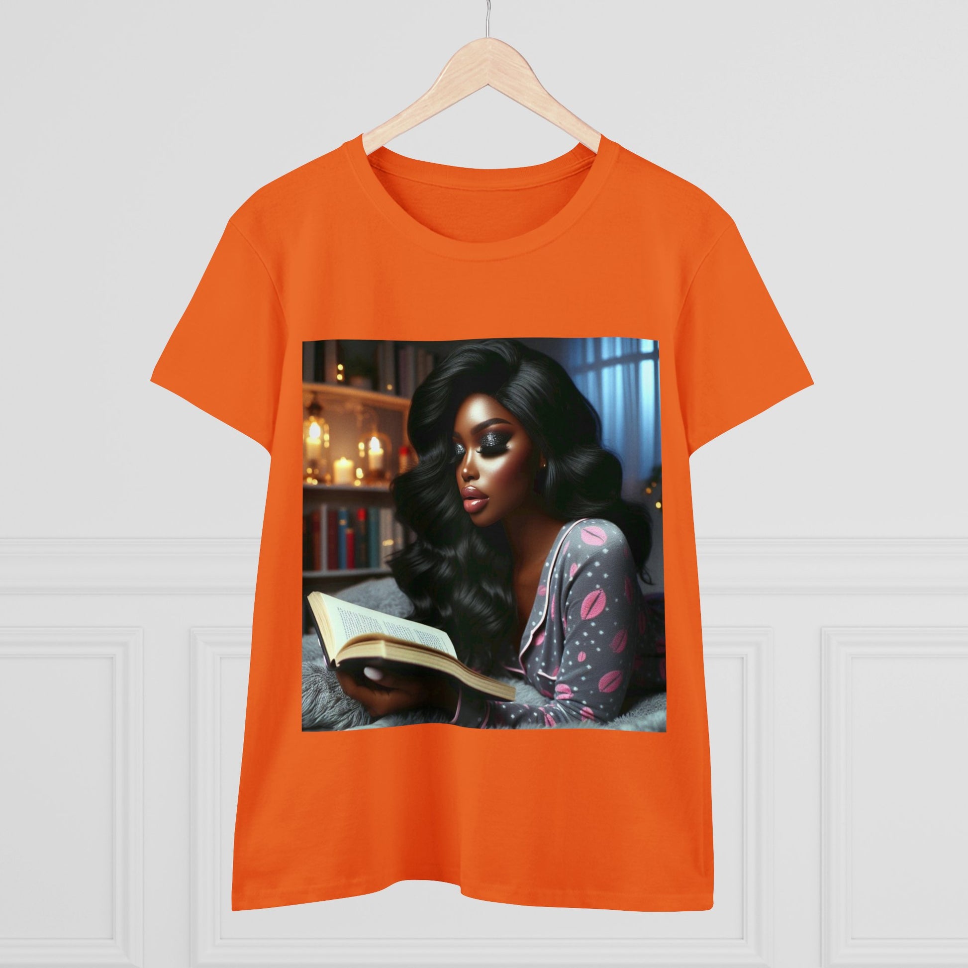 Late Night Book T-Shirt T-Shirt Printify   