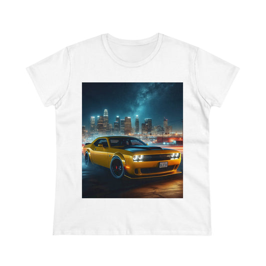 Yellow Challenger T-Shirt T-Shirt Printify White S 