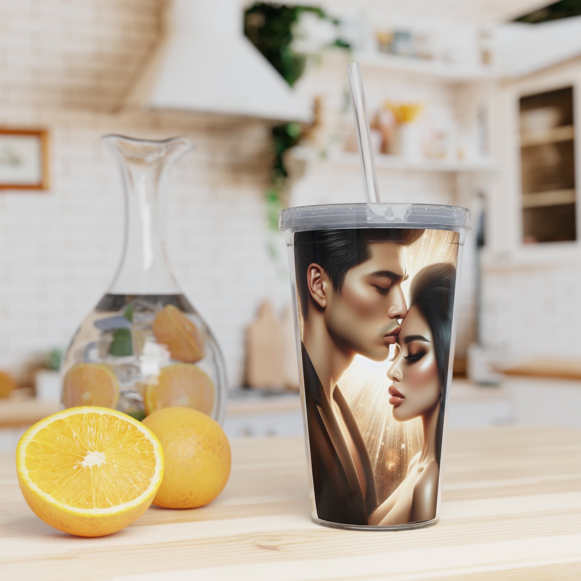 My Love Tumbler with Straw Mug Printify   