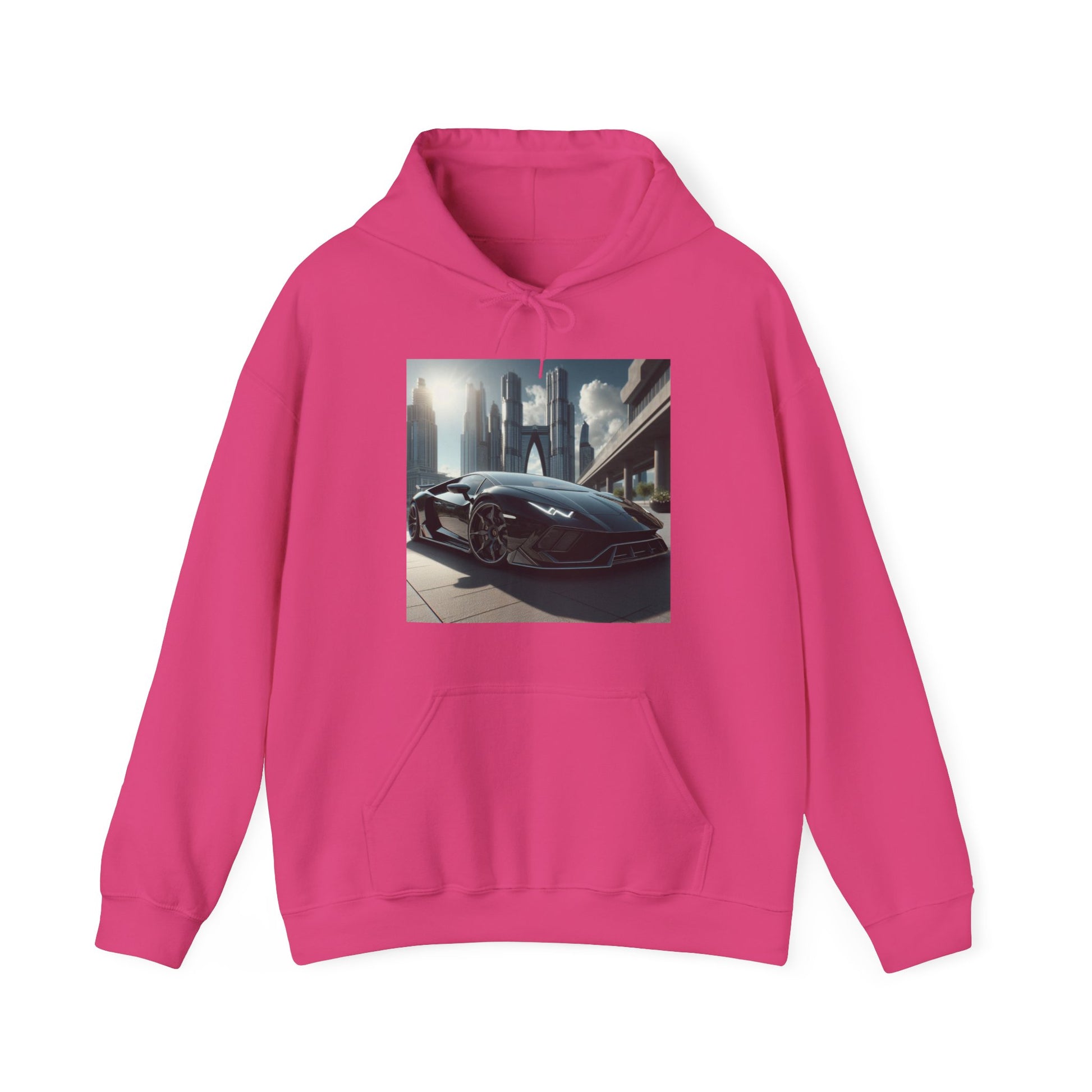 Black Lamborghini Hoodie Hoodie Printify Heliconia S 