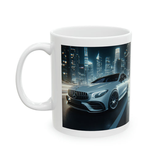 White Mercedes Mug Mug Printify 11oz  