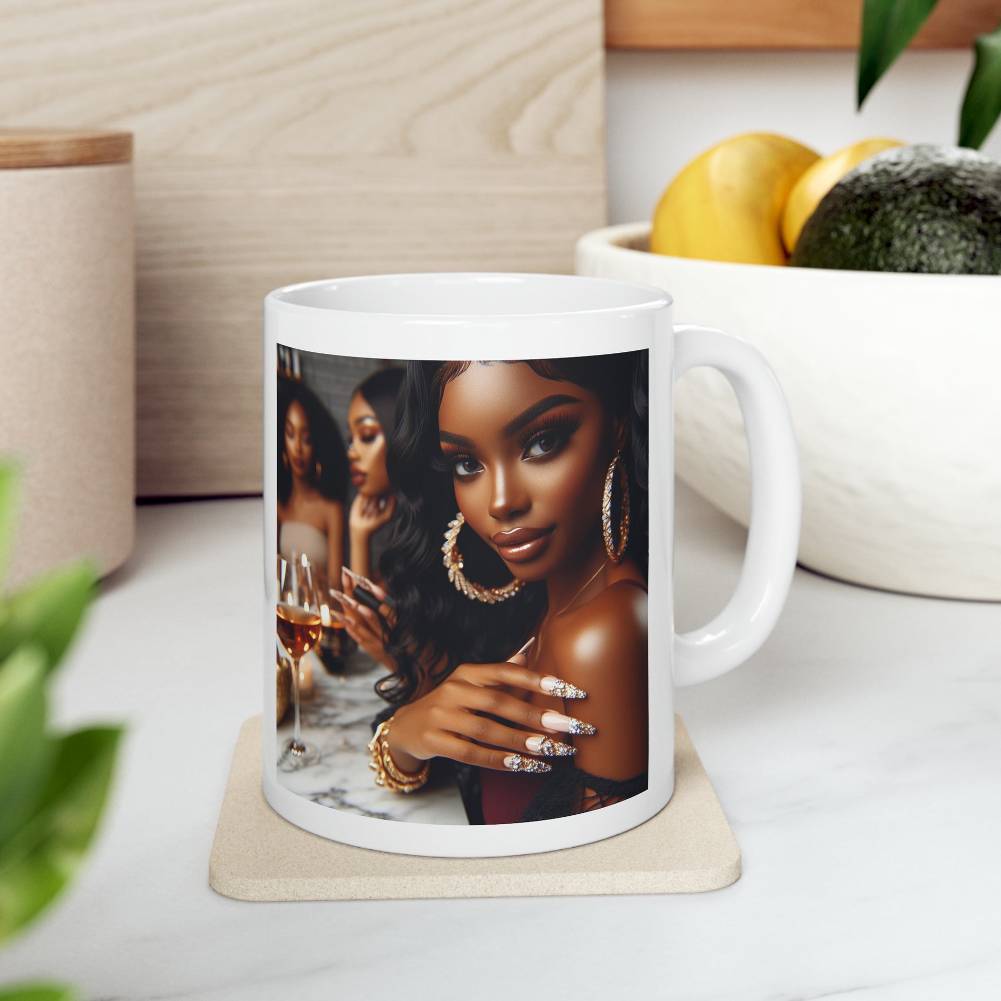 Wine Down Mug Mug Printify   