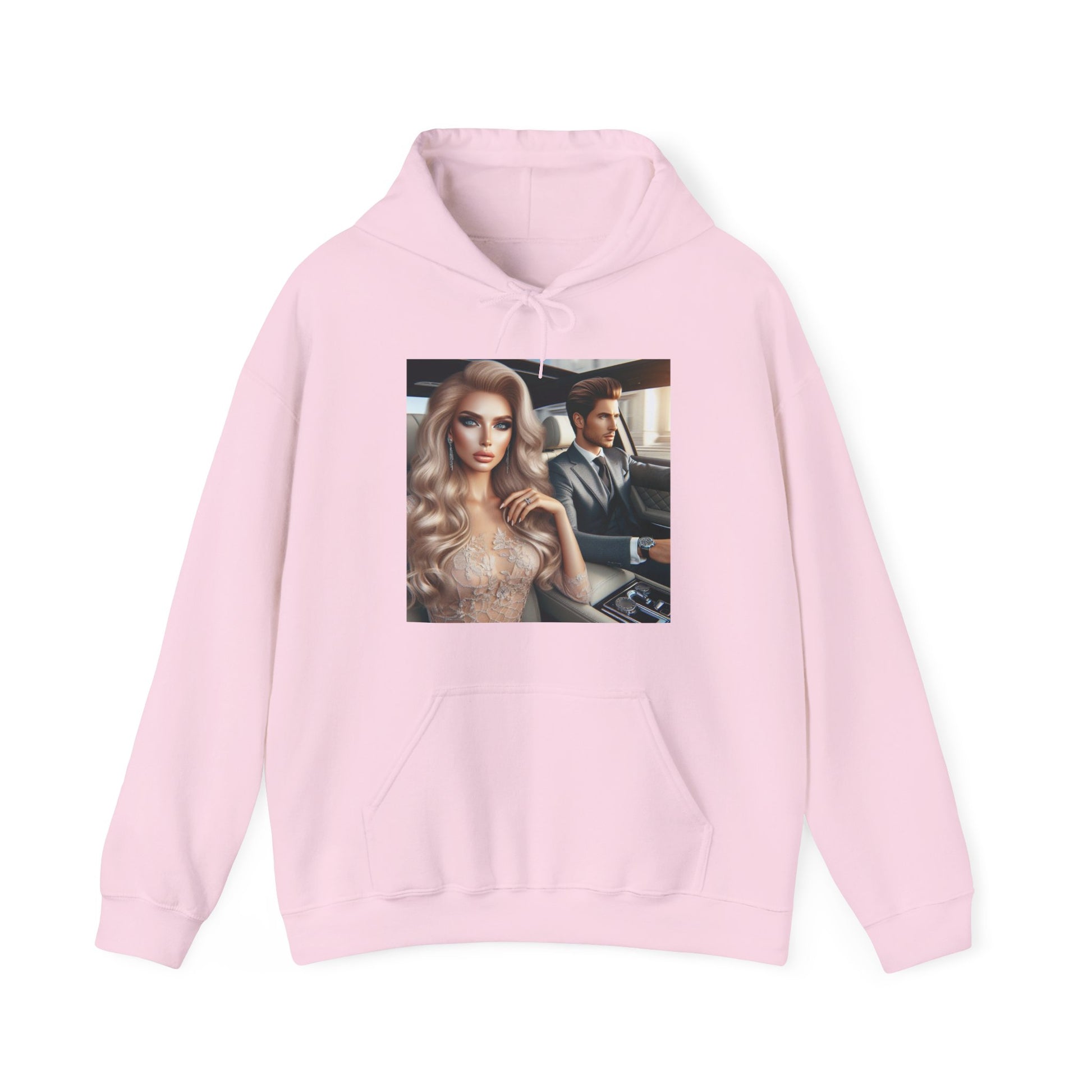 Elegant Drive Hoodie Hoodie Printify Light Pink S 