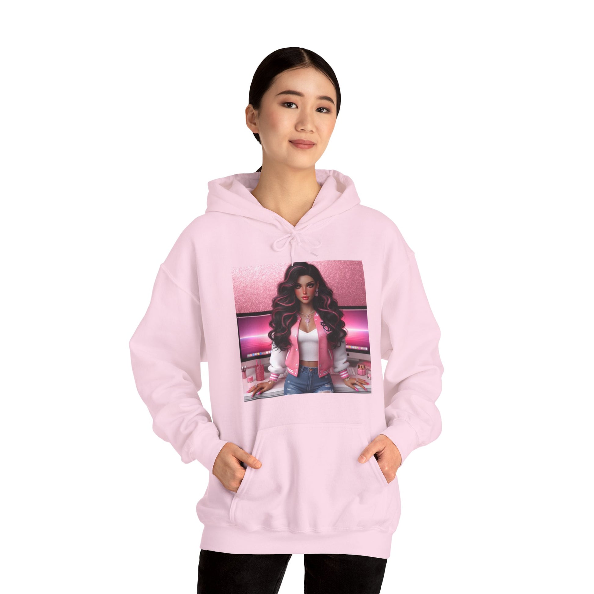 Pink Everything Hoodie Hoodie Printify   