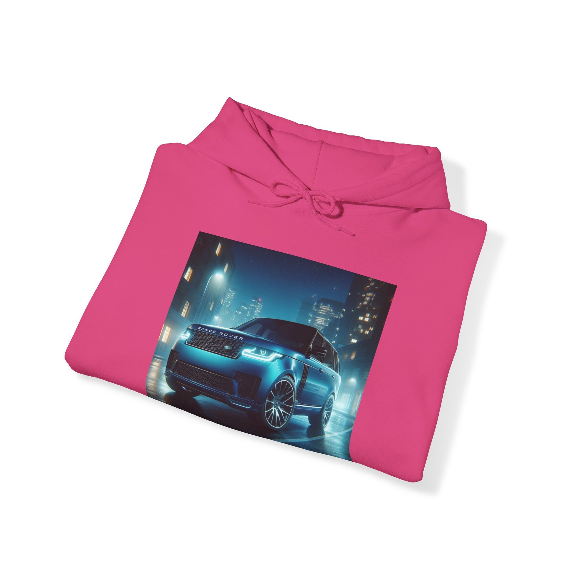 Blue Range Rover Hoodie Hoodie Printify   