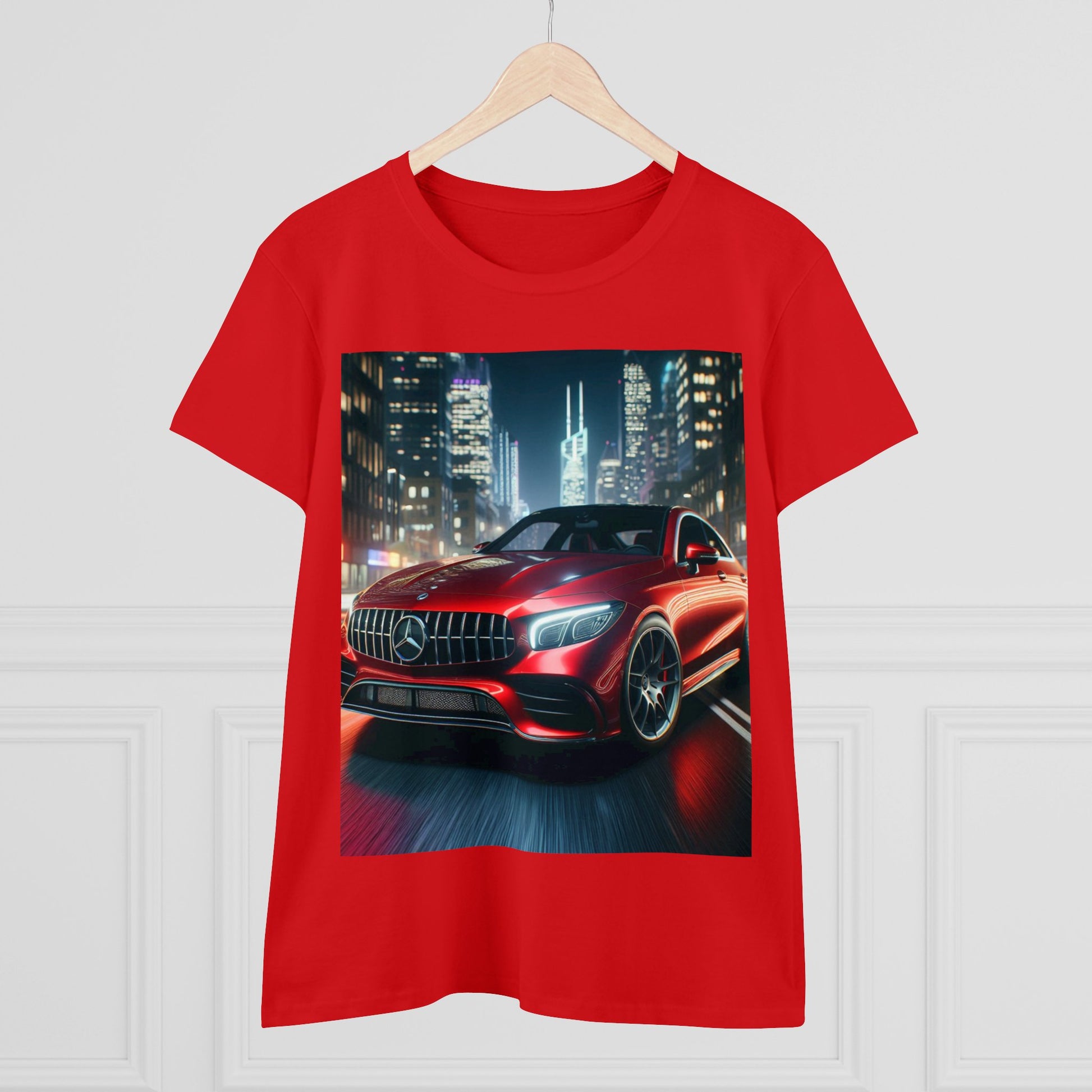 Red Mercedes T-Shirt T-Shirt Printify   