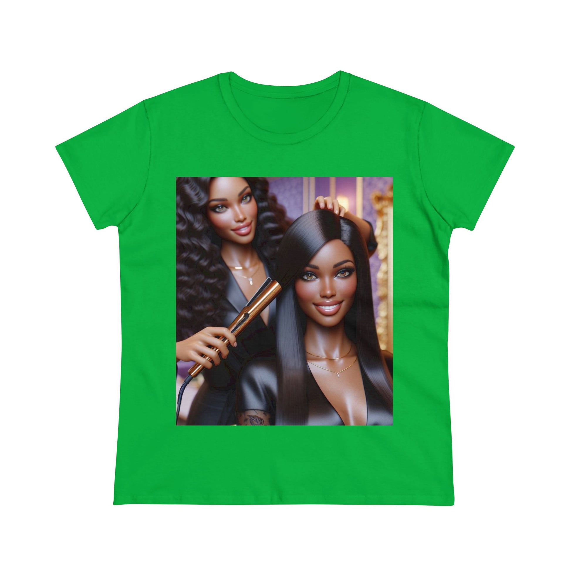 Hair Day T-Shirt T-Shirt Printify Irish Green S 