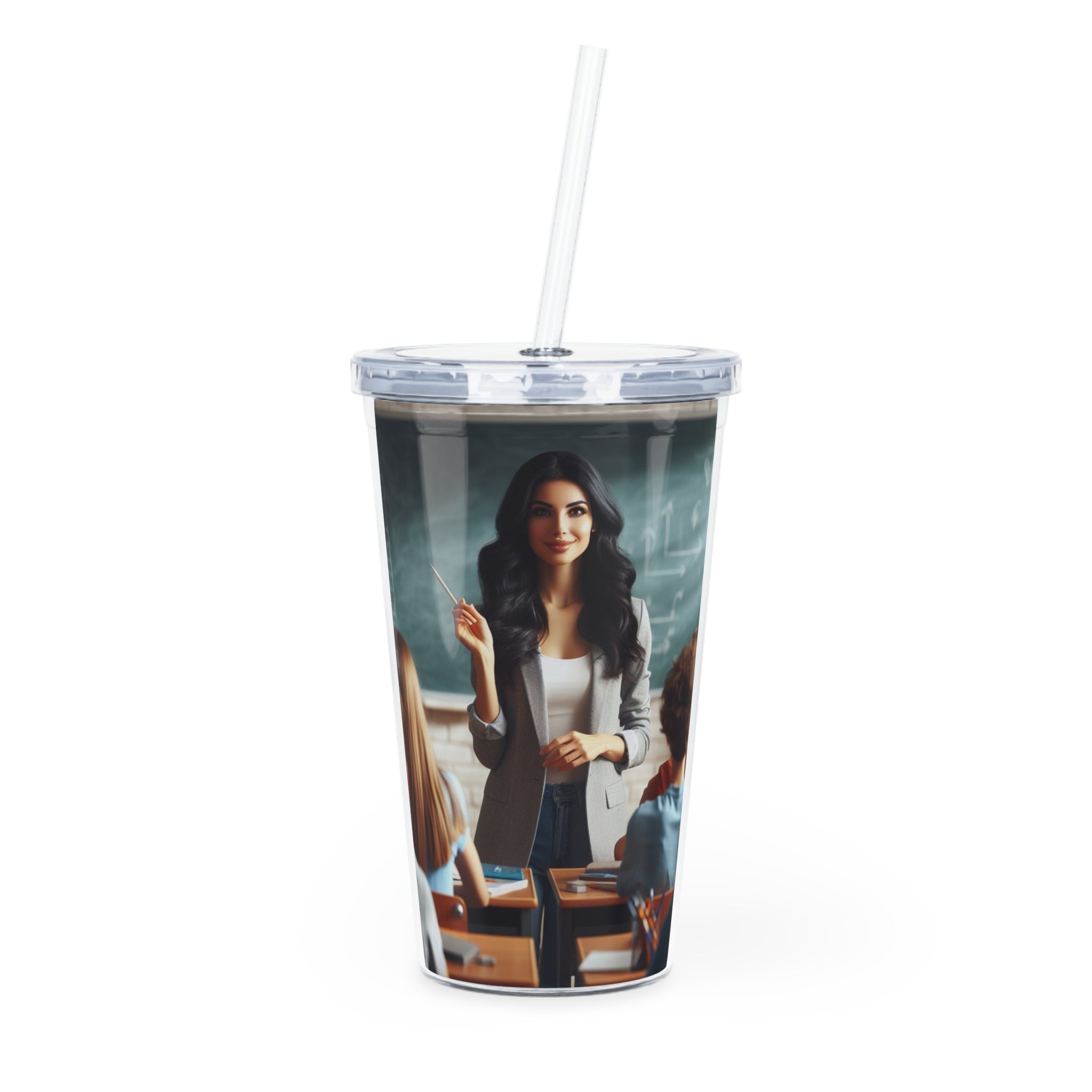 Class in Session Tumbler with Straw Mug Printify 20oz Transparent 