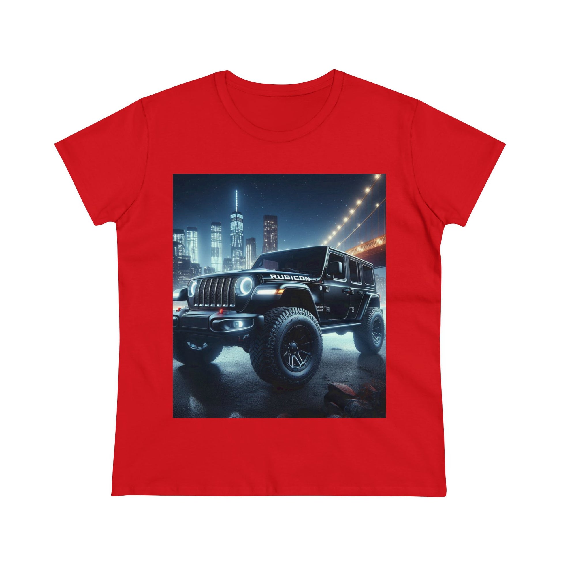 Black Rubicon T-Shirt T-Shirt Printify Red S 