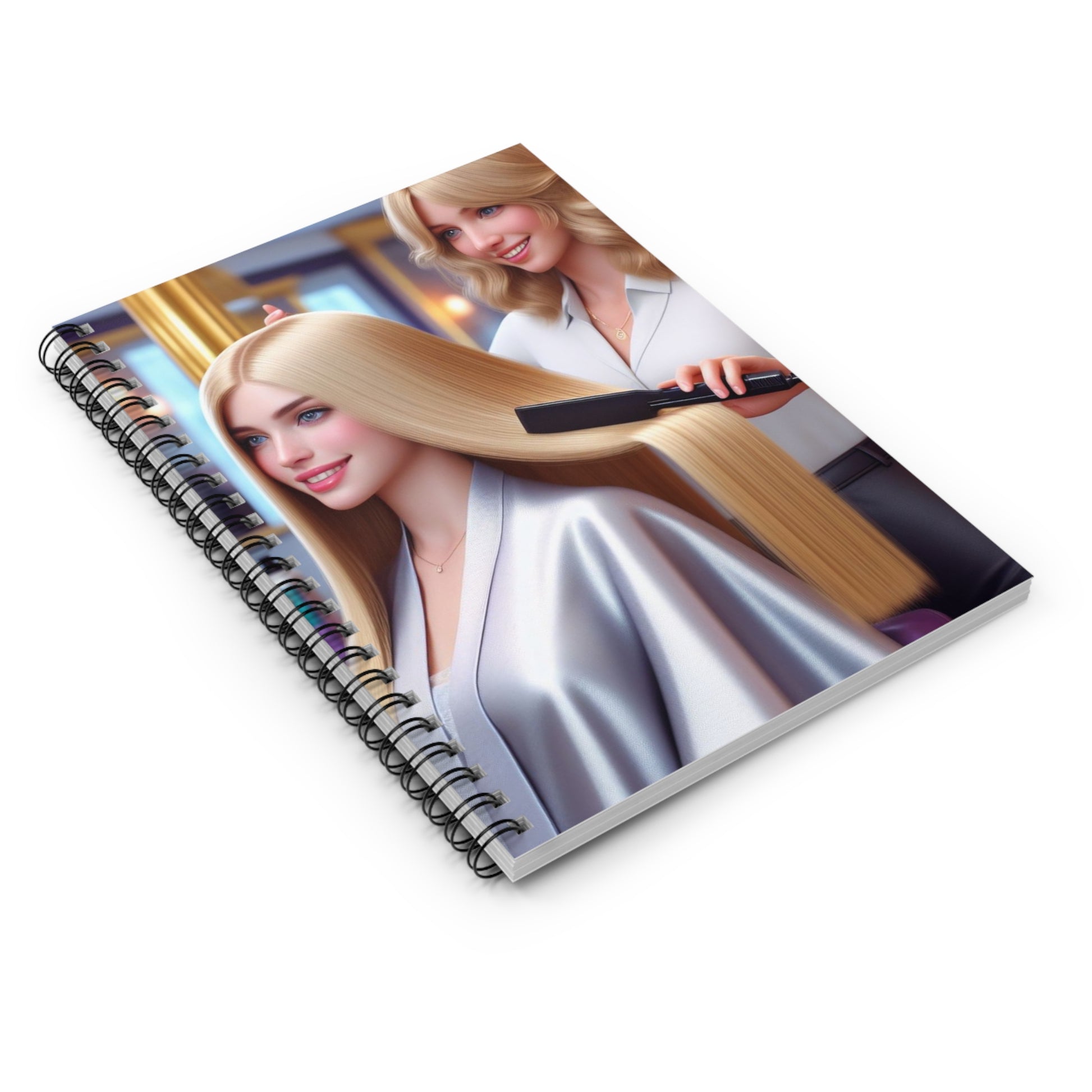 Hair Day Spiral Notebook Paper products Printify   