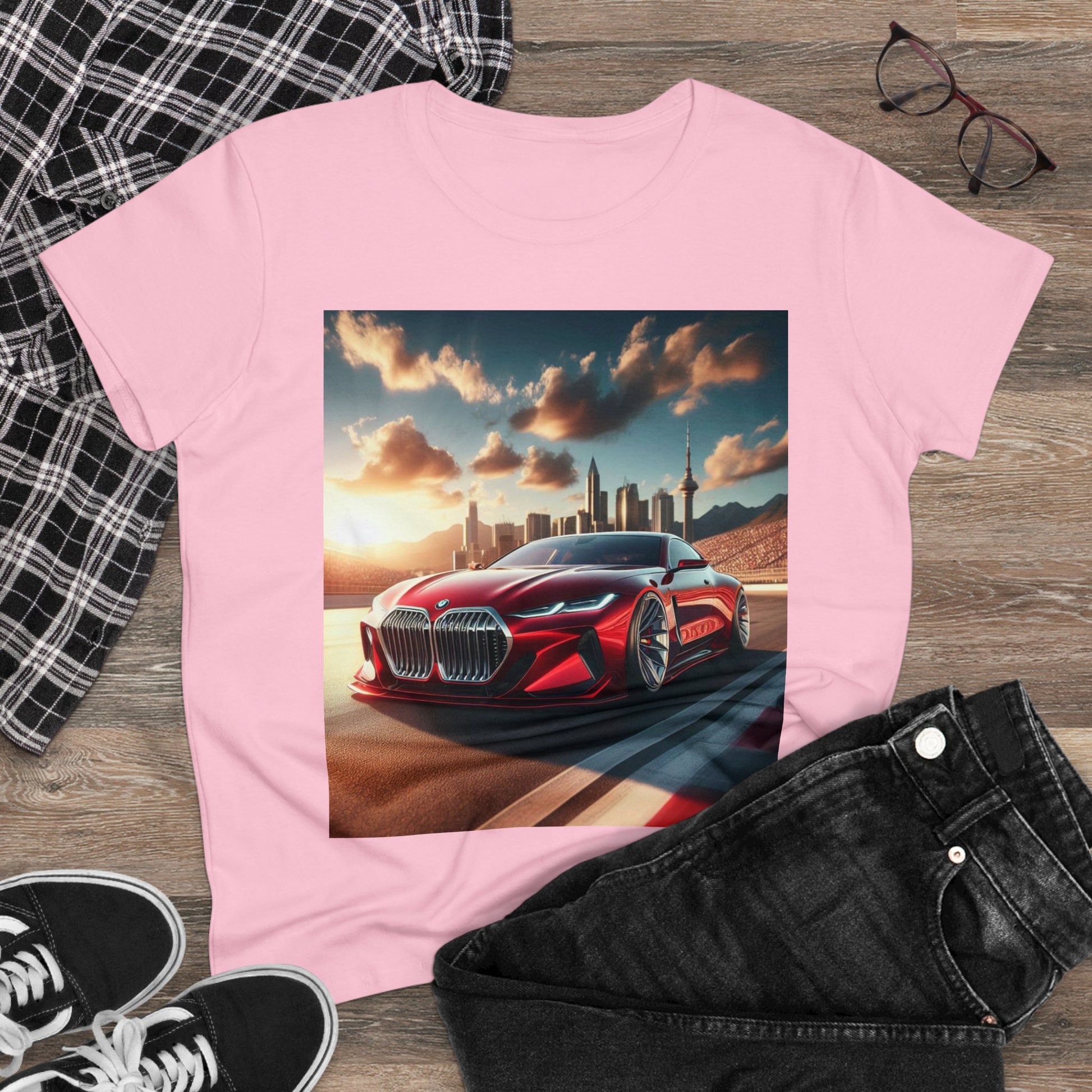 Red BMW T-Shirt T-Shirt Printify   