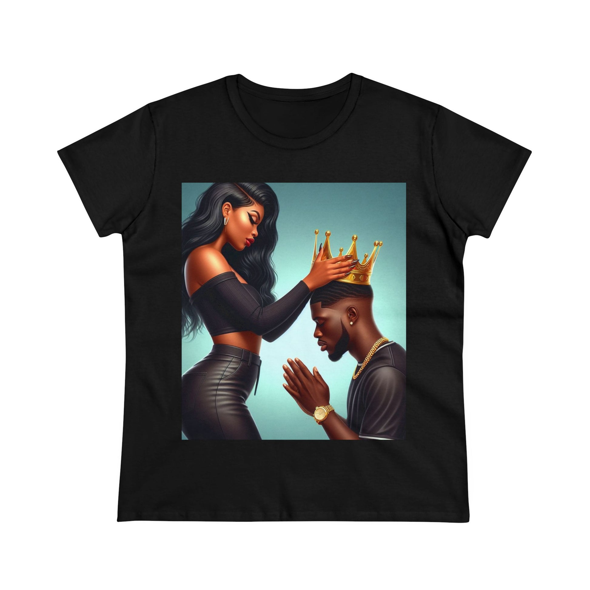 My King T-Shirt T-Shirt Printify Black S 