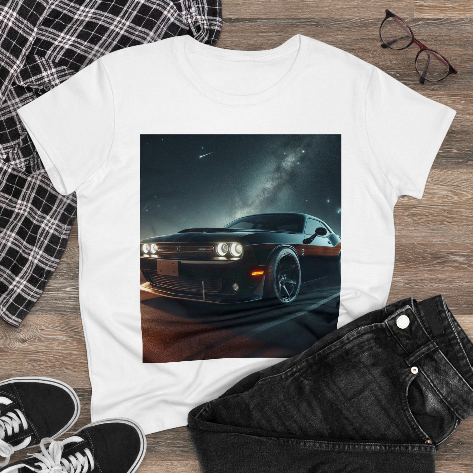 Black Challenger T-Shirt T-Shirt Printify   