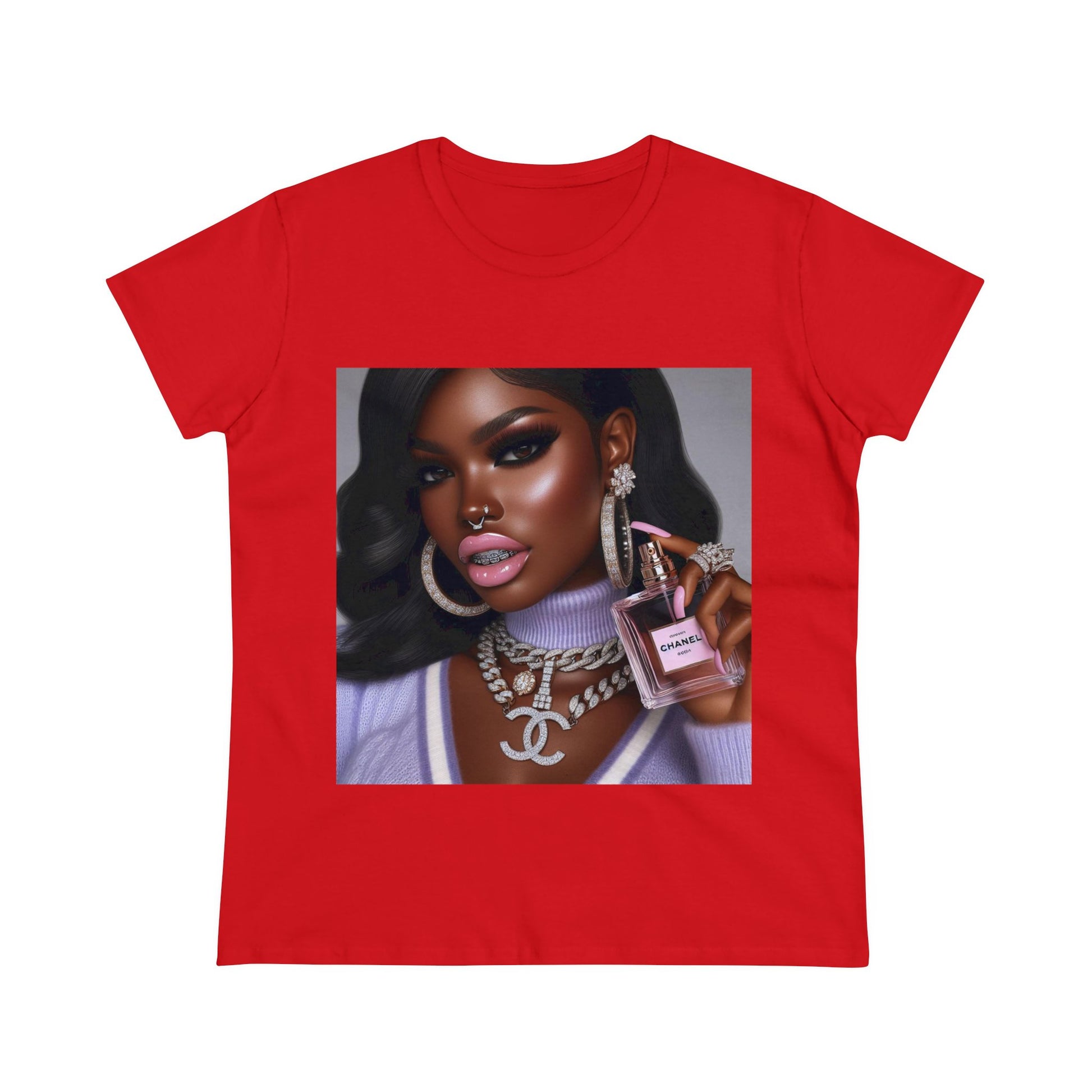 Gloss Up T-Shirt T-Shirt Printify Red S 