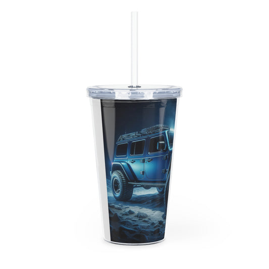 Blue Rubicon Tumbler with Straw Mug Printify   