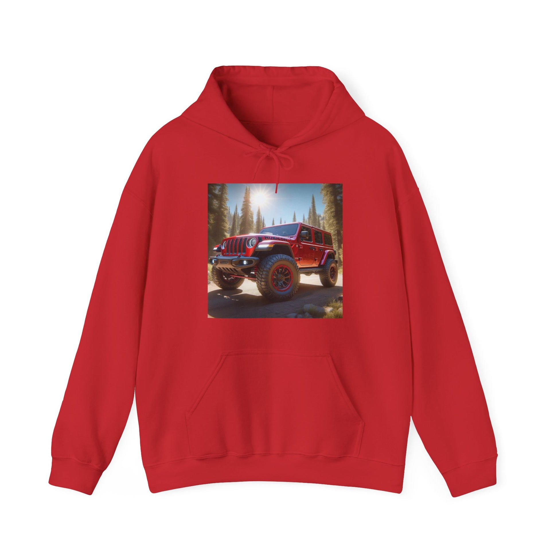 Red Rubicon Hoodie Hoodie Printify Red S 