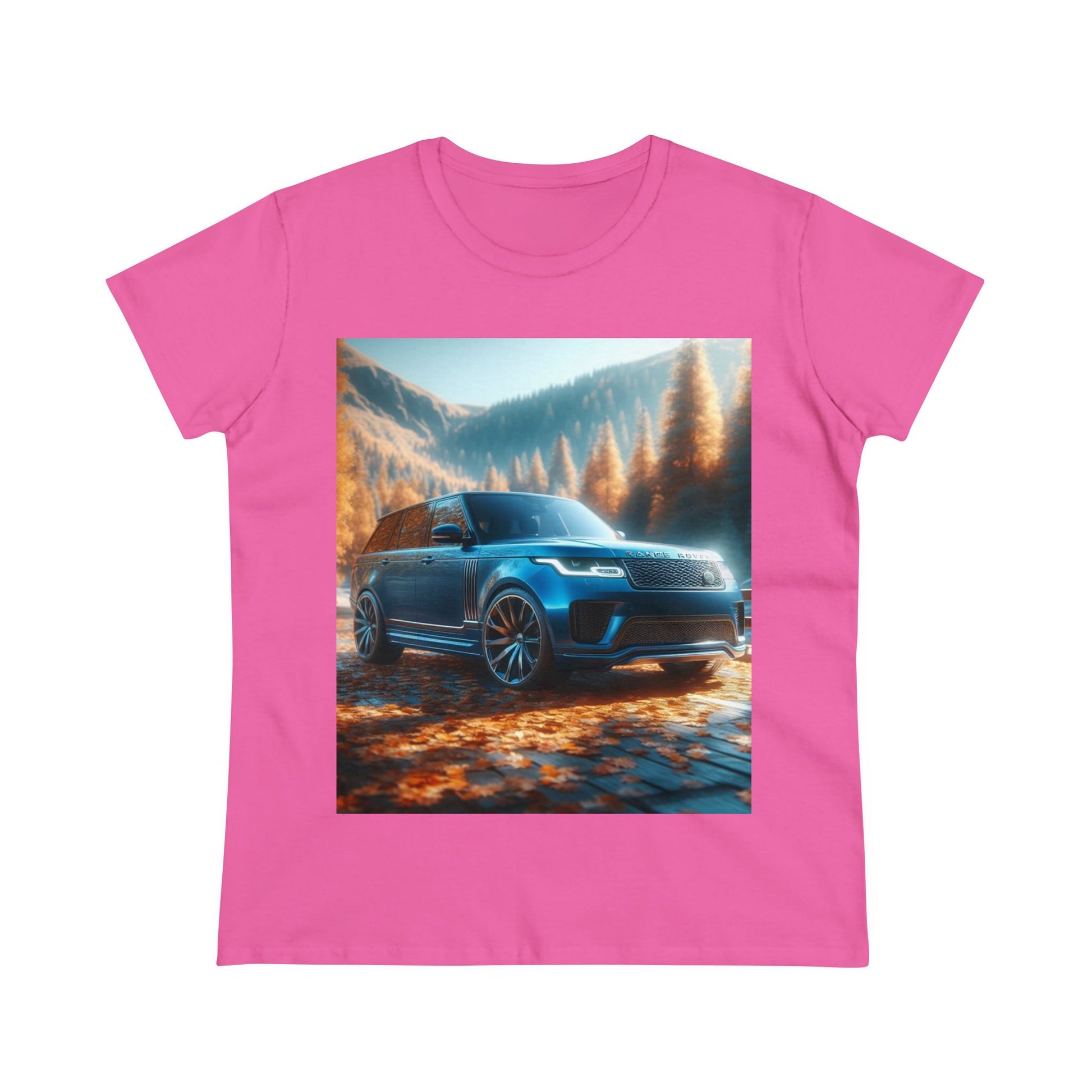 Blue Range Rover T-Shirt T-Shirt Printify Azalea S 