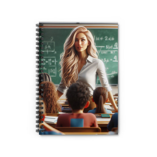 Class in Session Spiral Notebook Paper products Printify One Size  
