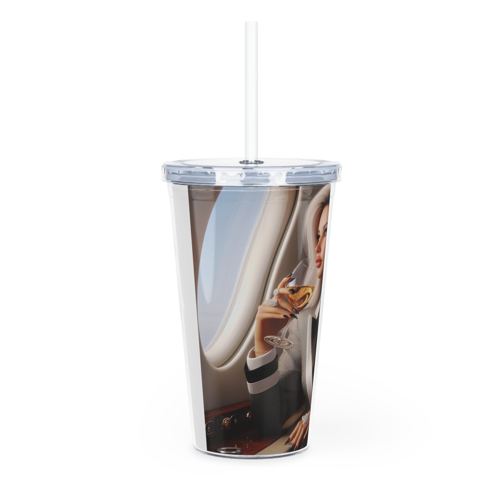 Private Business Tumbler with Straw Mug Printify   