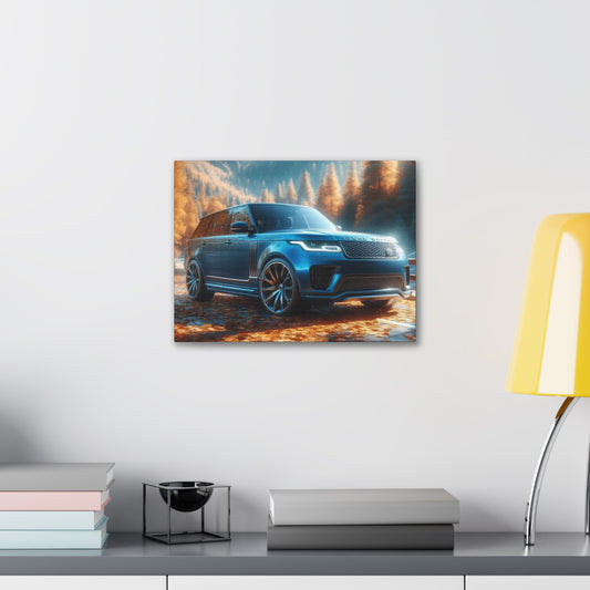 Blue Range Rover Canvas Canvas Printify 16″ x 12″ (Horizontal) 0.75'' 