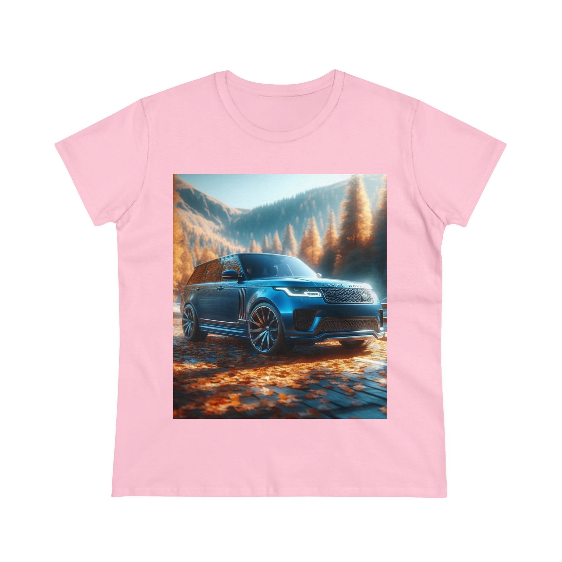 Blue Range Rover T-Shirt T-Shirt Printify Light Pink S 