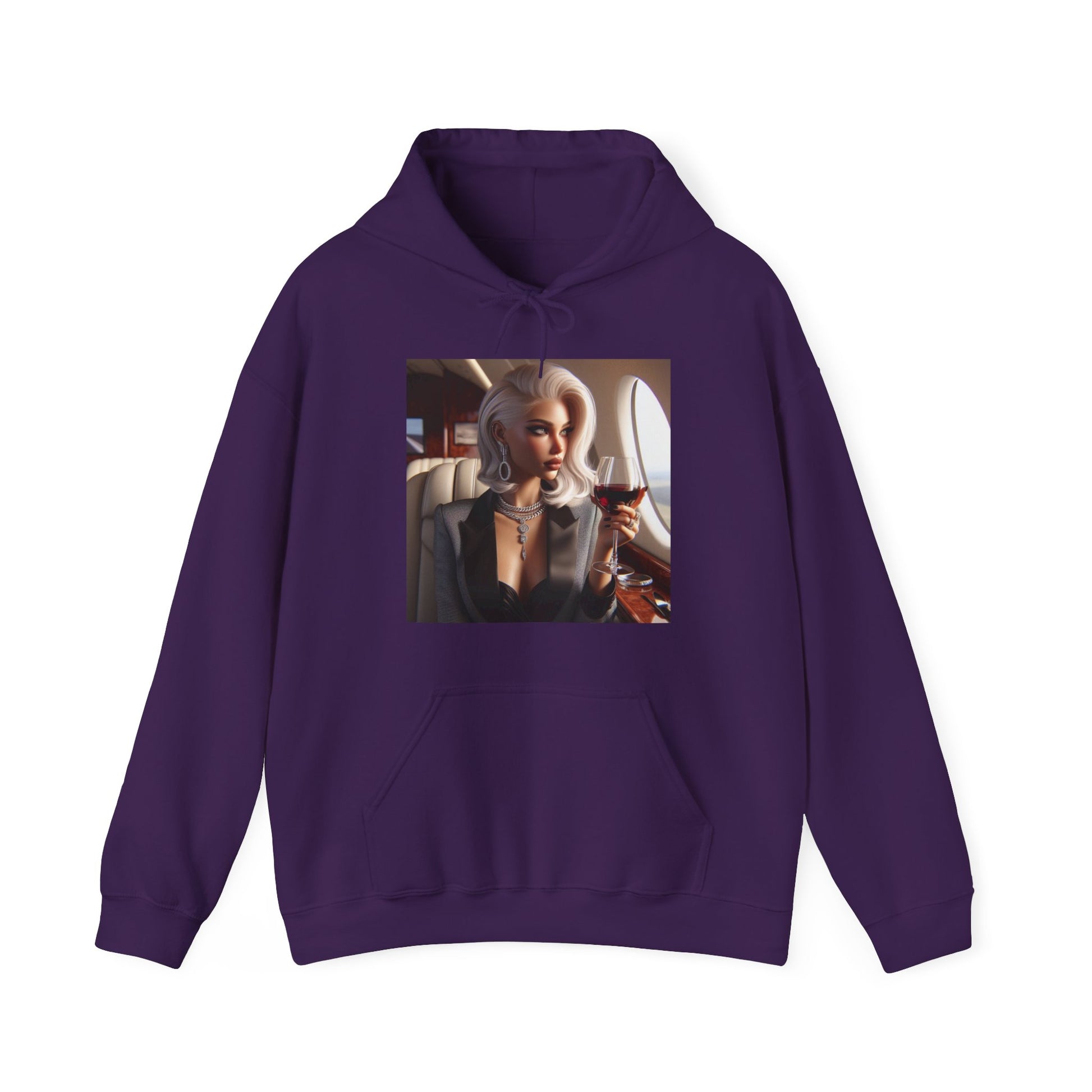 Private Business Hoodie Hoodie Printify Purple S 