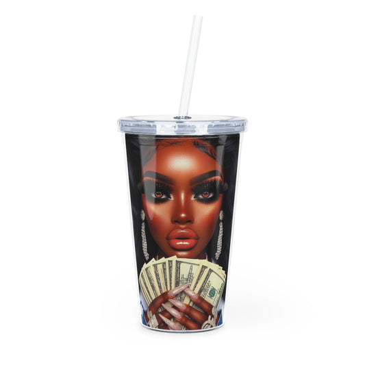 Money Talks Tumbler with Straw Mug Printify 20oz Transparent 