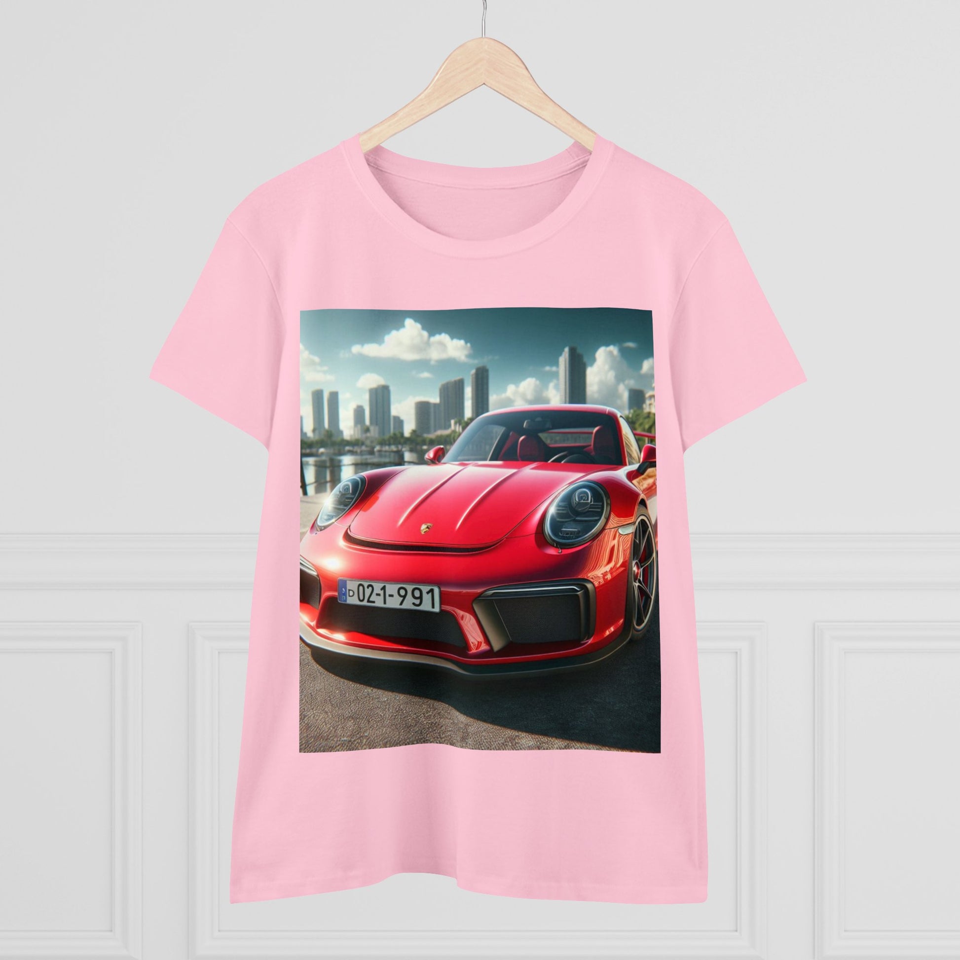 Red Porsche T-Shirt T-Shirt Printify   