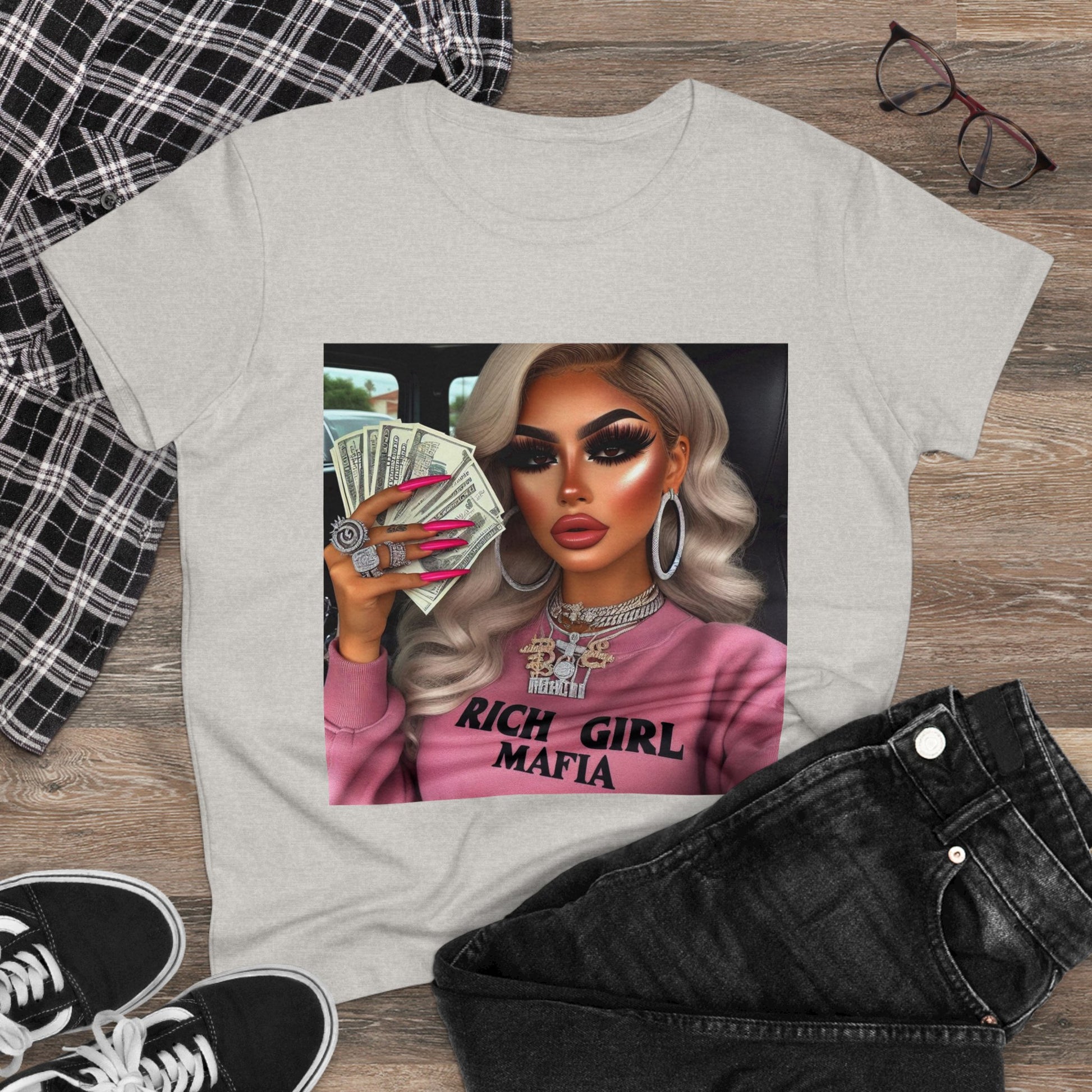 Rich Girl Mafia T-Shirt T-Shirt Printify   