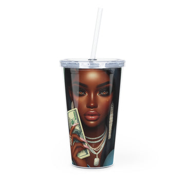 Money Talks Tumbler with Straw Mug Printify 20oz Transparent 