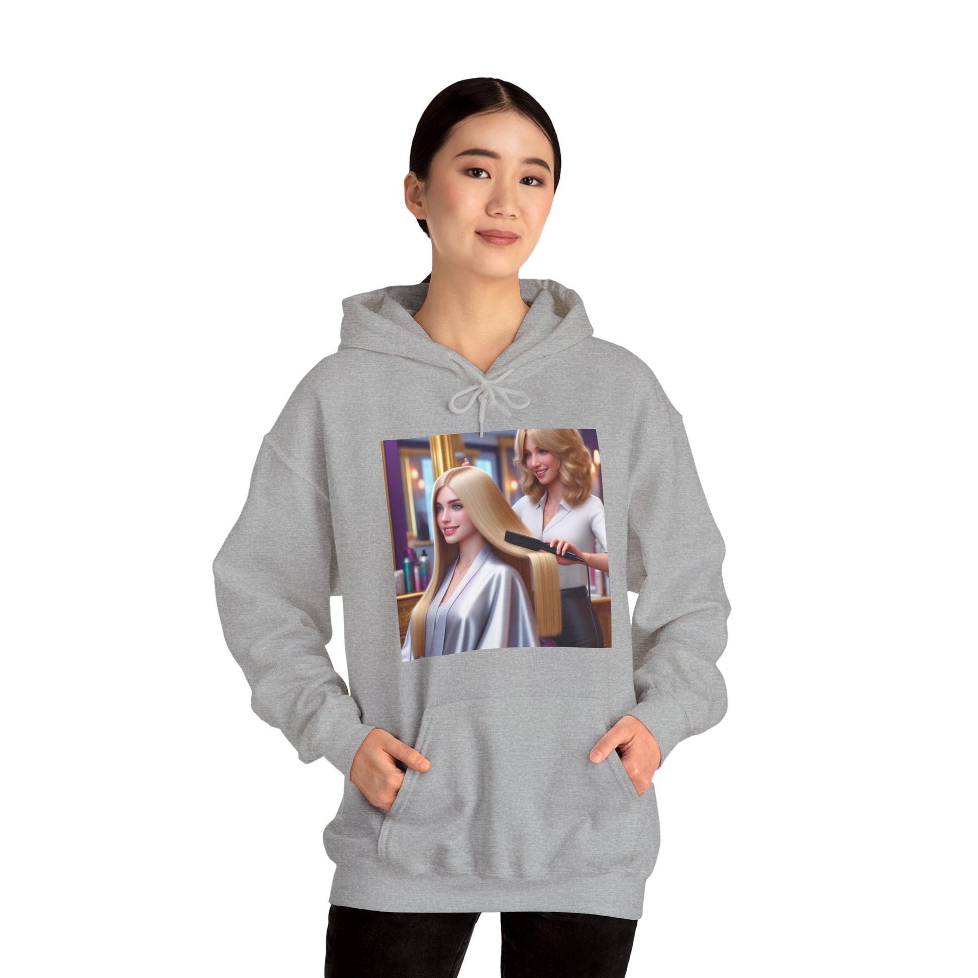 Hair Day Hoodie Hoodie Printify   