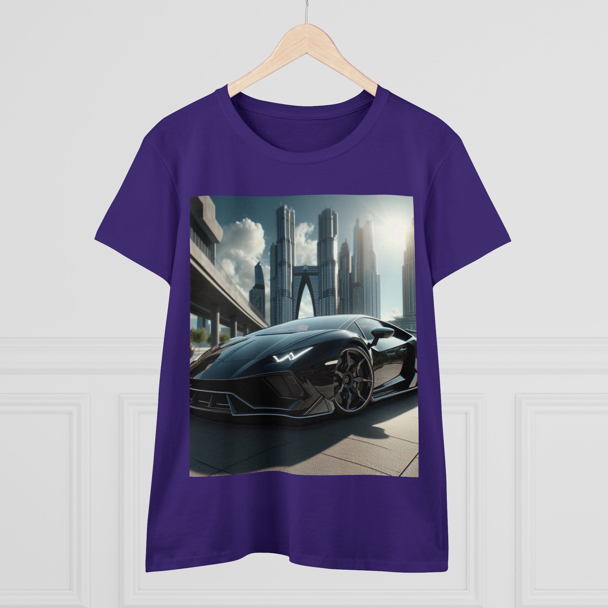 Black Lamborghini T-Shirt T-Shirt Printify   