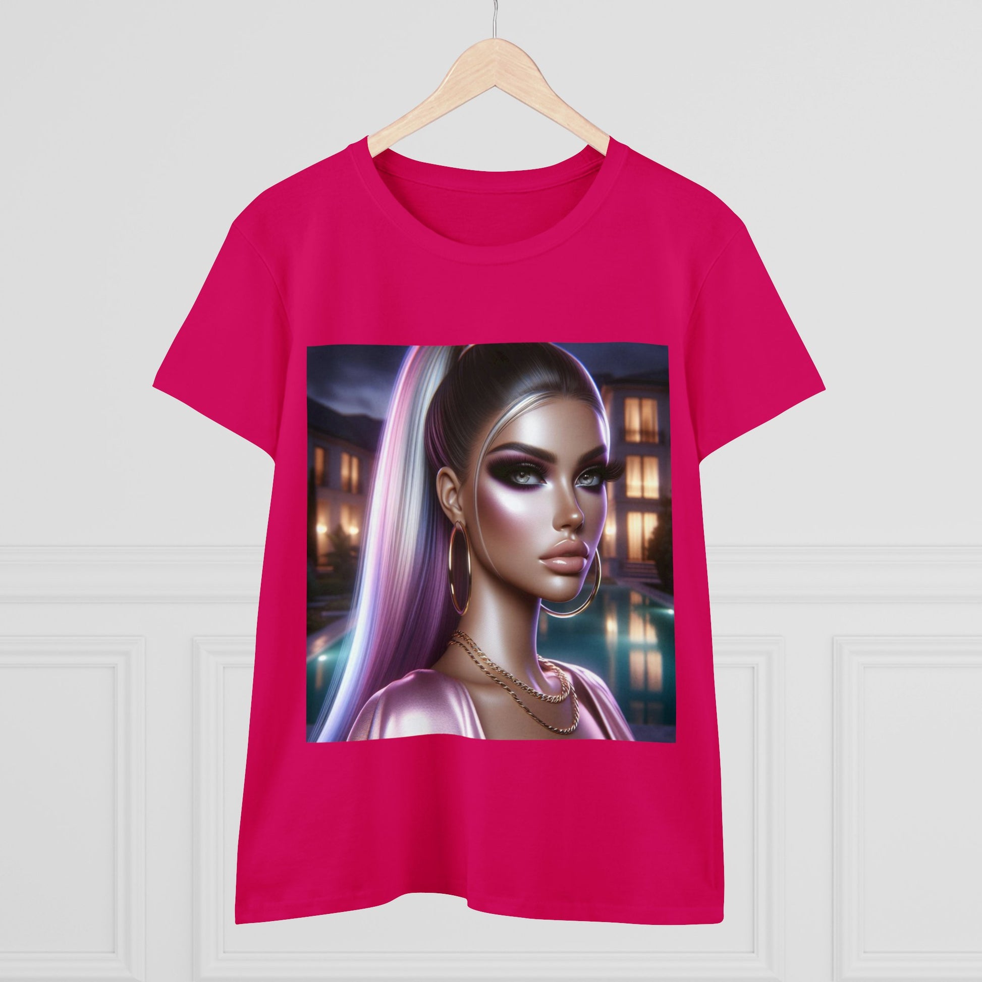 Pink at Night T-Shirt T-Shirt Printify   