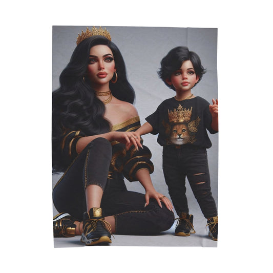 Royalty Plush Blanket All Over Prints Printify 60" × 80"  