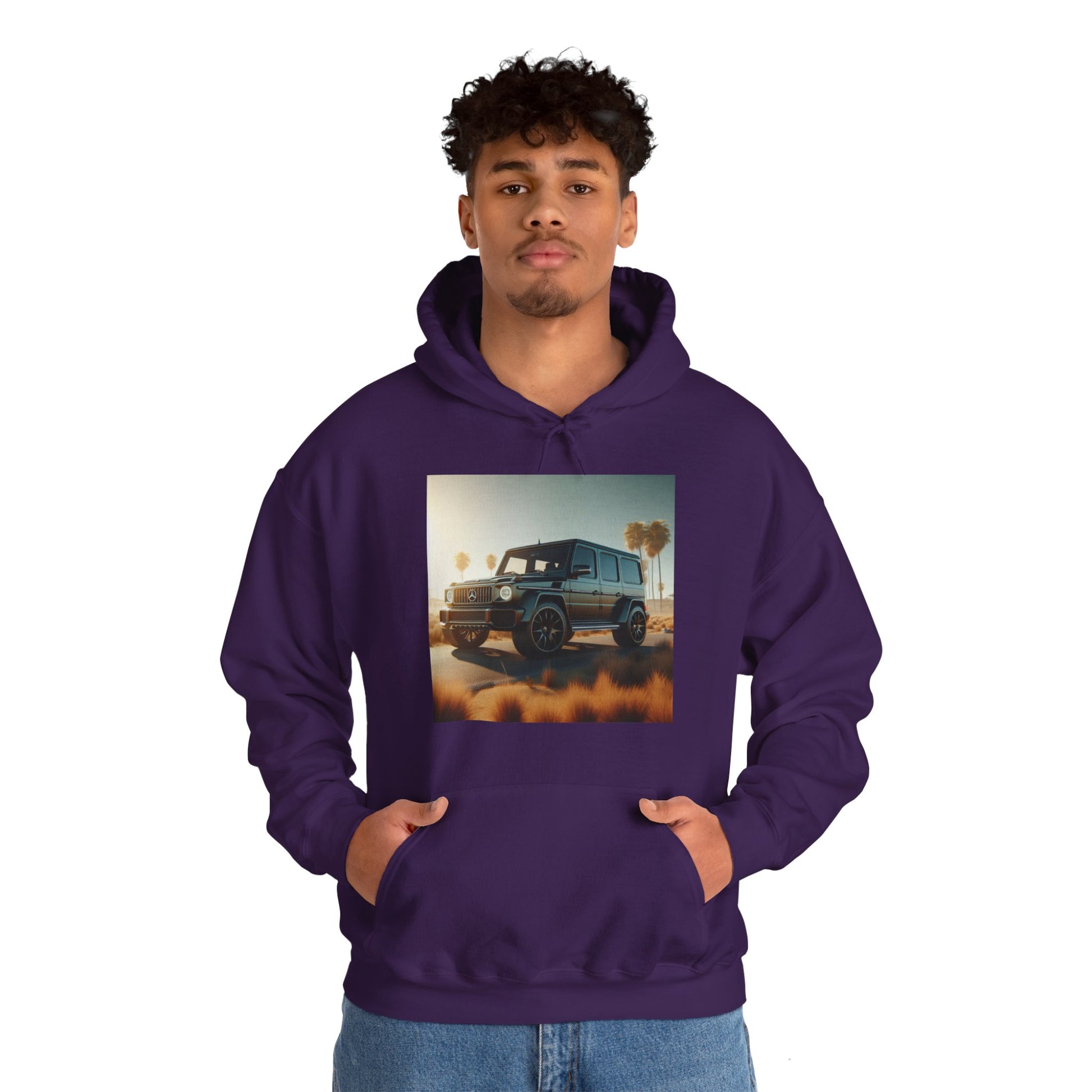 Black G-Wagon Hoodie Hoodie Printify   