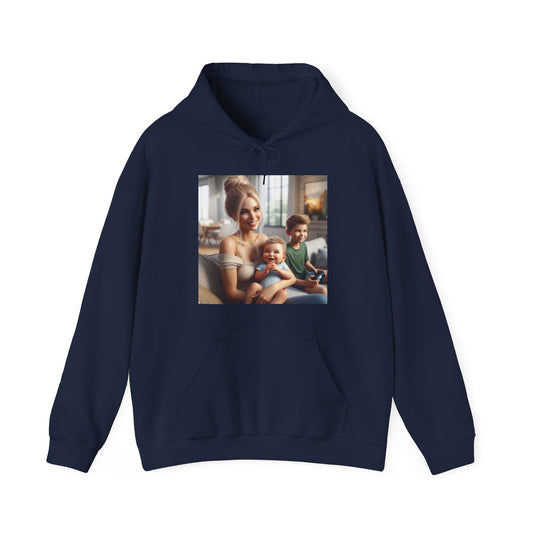 Family Time Hoodie Hoodie Printify Navy S 