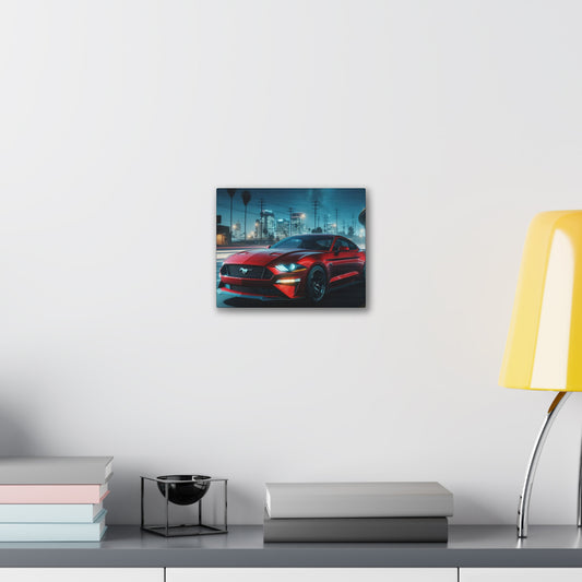Red Mustang Canvas Canvas Printify 10" x 8" (Horizontal) 0.75'' 