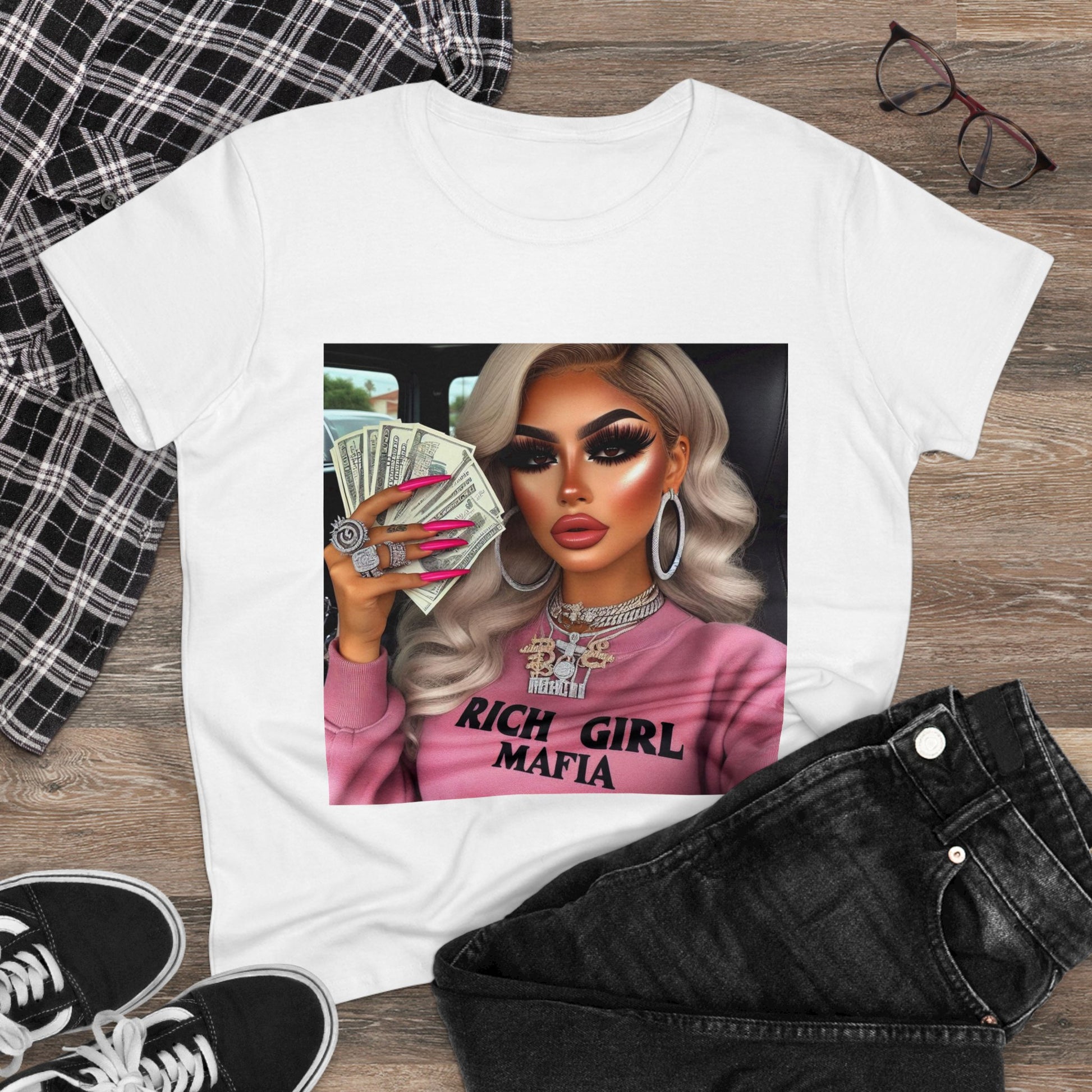 Rich Girl Mafia T-Shirt T-Shirt Printify   