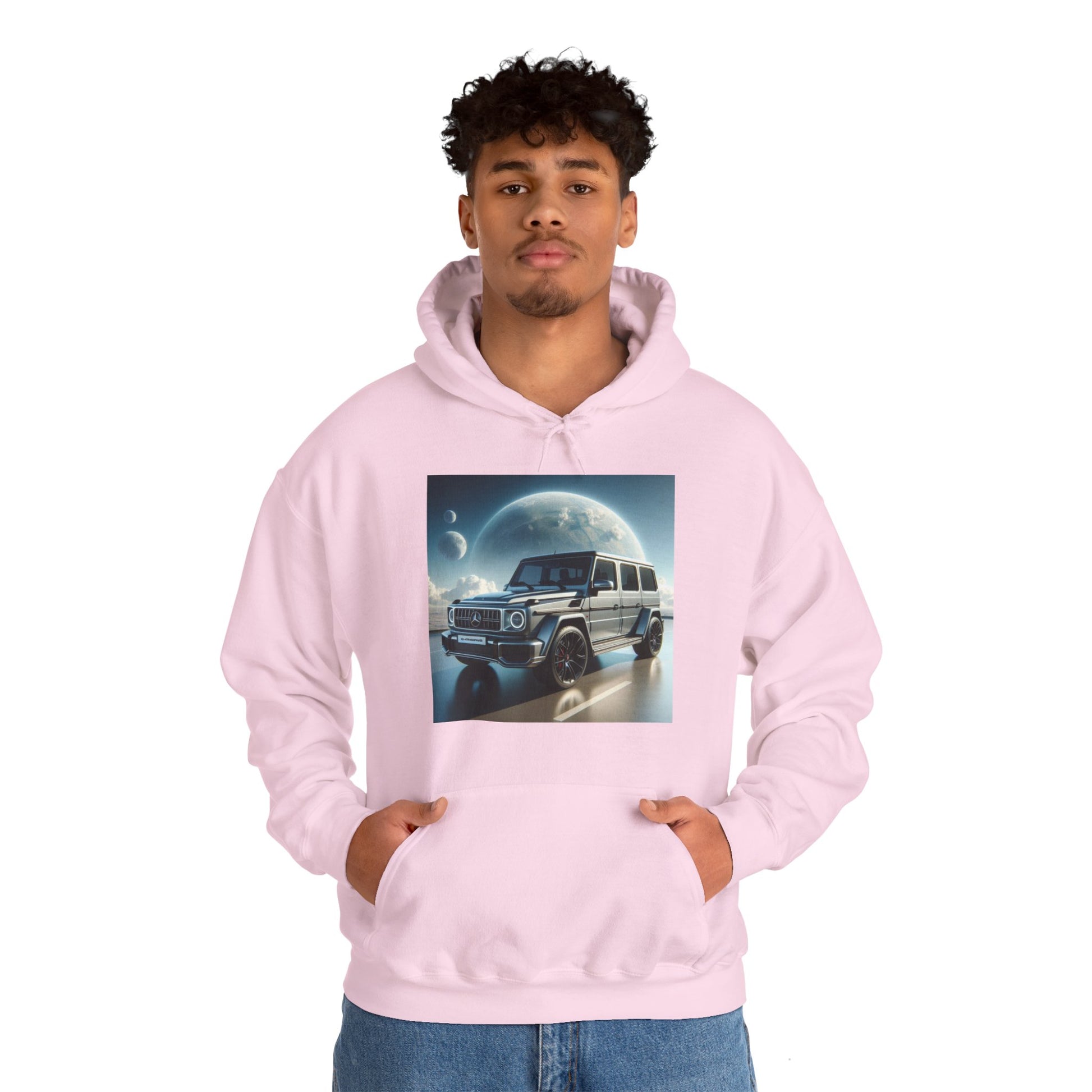 Silver G-Wagon Hoodie Hoodie Printify   