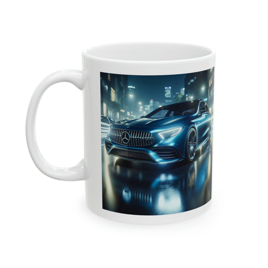 Blue Mercedes Mug Mug Printify 11oz  