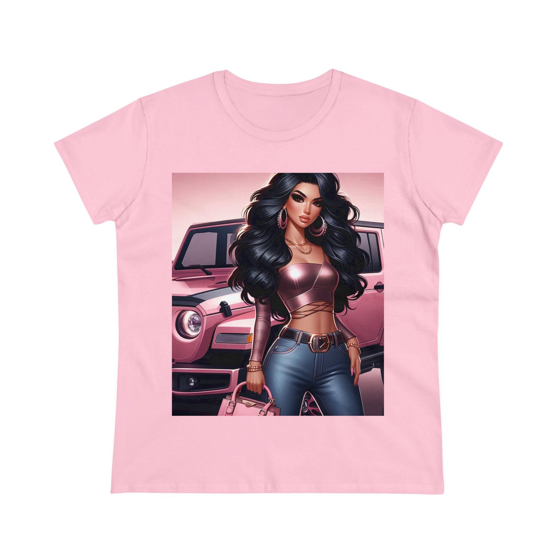 Pink Luxury T-Shirt T-Shirt Printify Light Pink S 