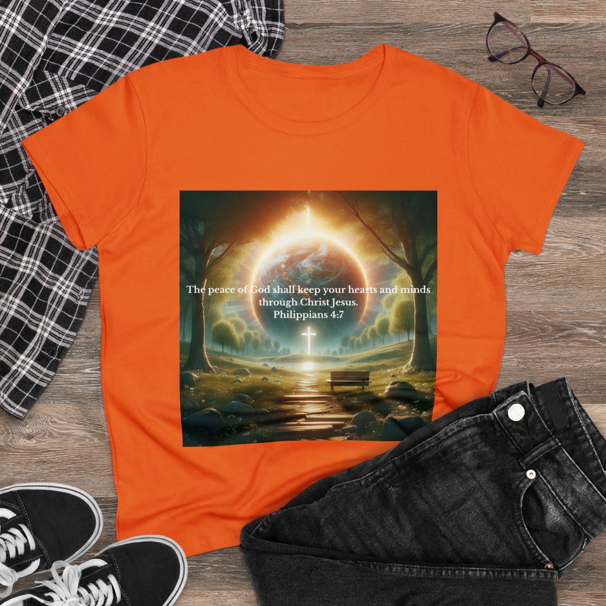 Philippians 4:7 T-Shirt T-Shirt Printify   