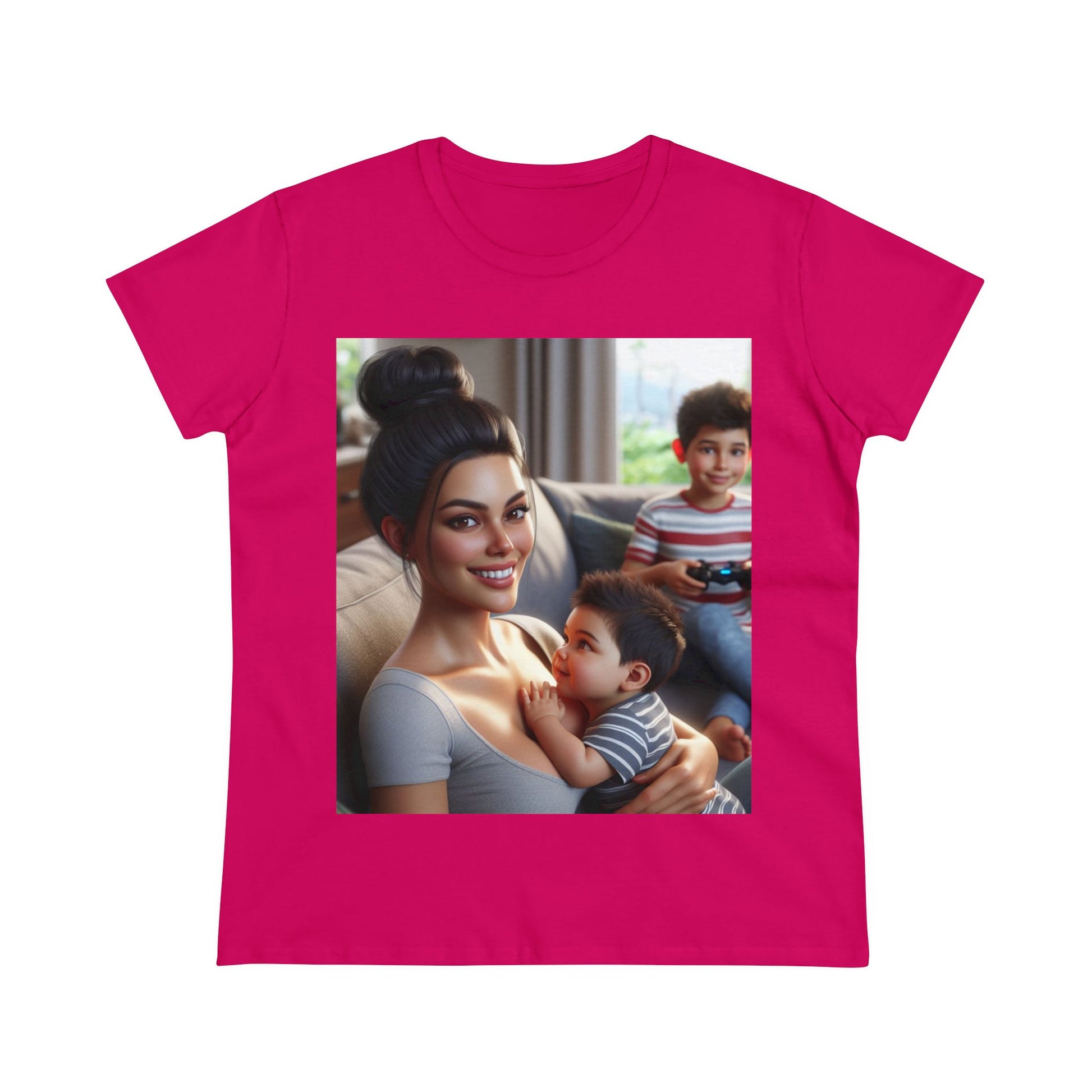 Family Time T-Shirt T-Shirt Printify Heliconia S 