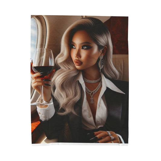 Private Business Plush Blanket All Over Prints Printify 60" × 80"  