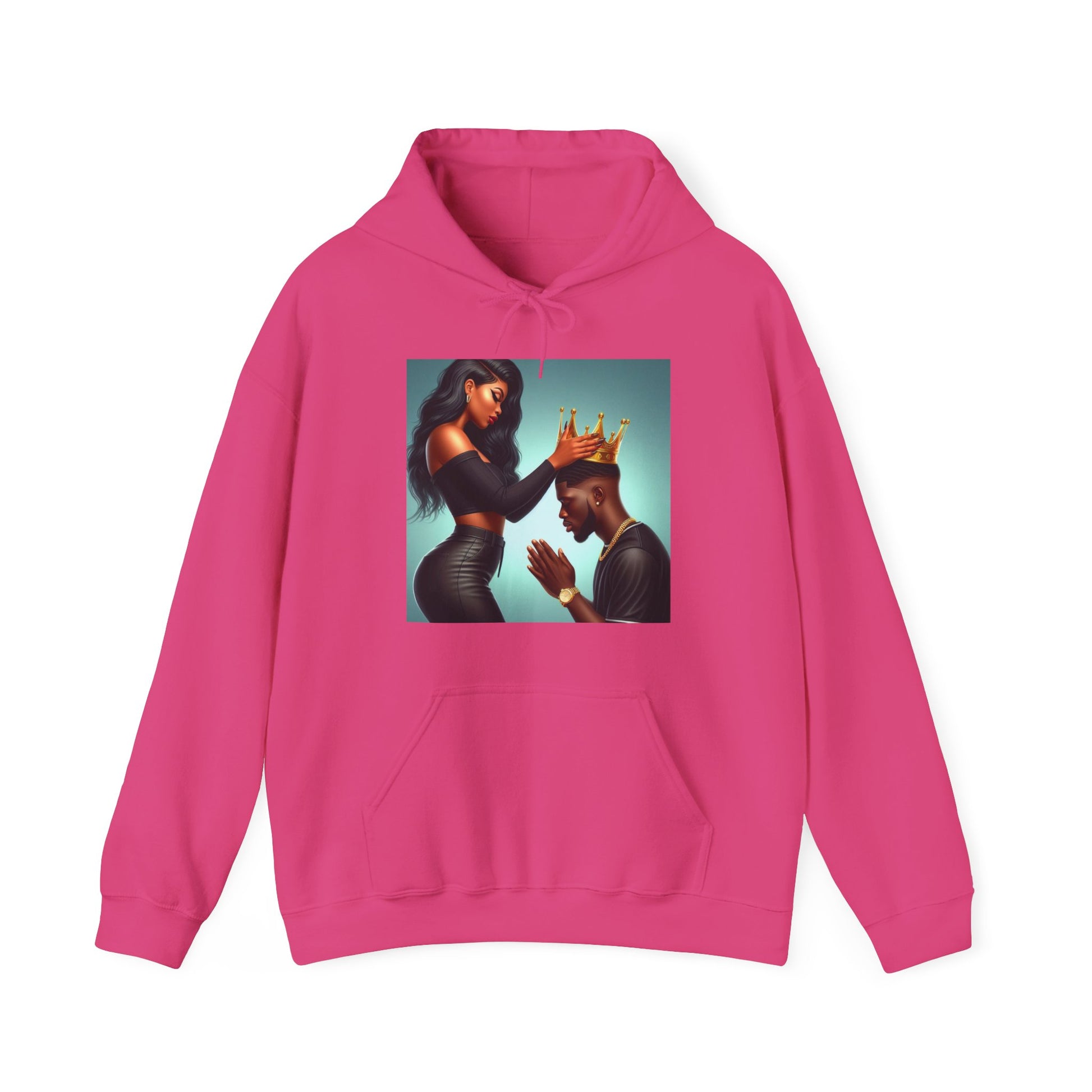 My King Hoodie Hoodie Printify Heliconia S 