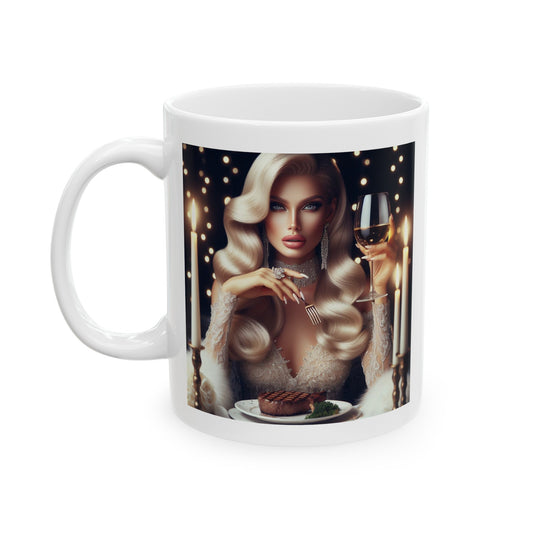 Elegant Meal Mug Mug Printify 11oz  