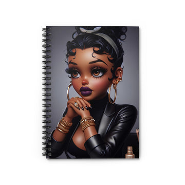 Business Betty Spiral Notebook Paper products Printify One Size  