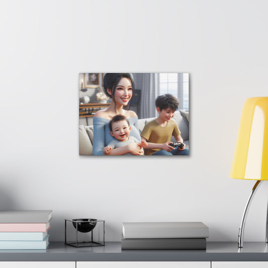 Family Time Canvas Canvas Printify 16″ x 12″ (Horizontal) 0.75'' 