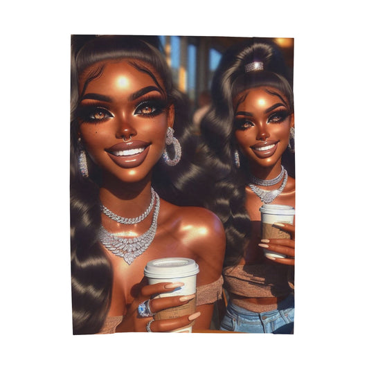 Twinning Plush Blanket All Over Prints Printify 60" × 80"  